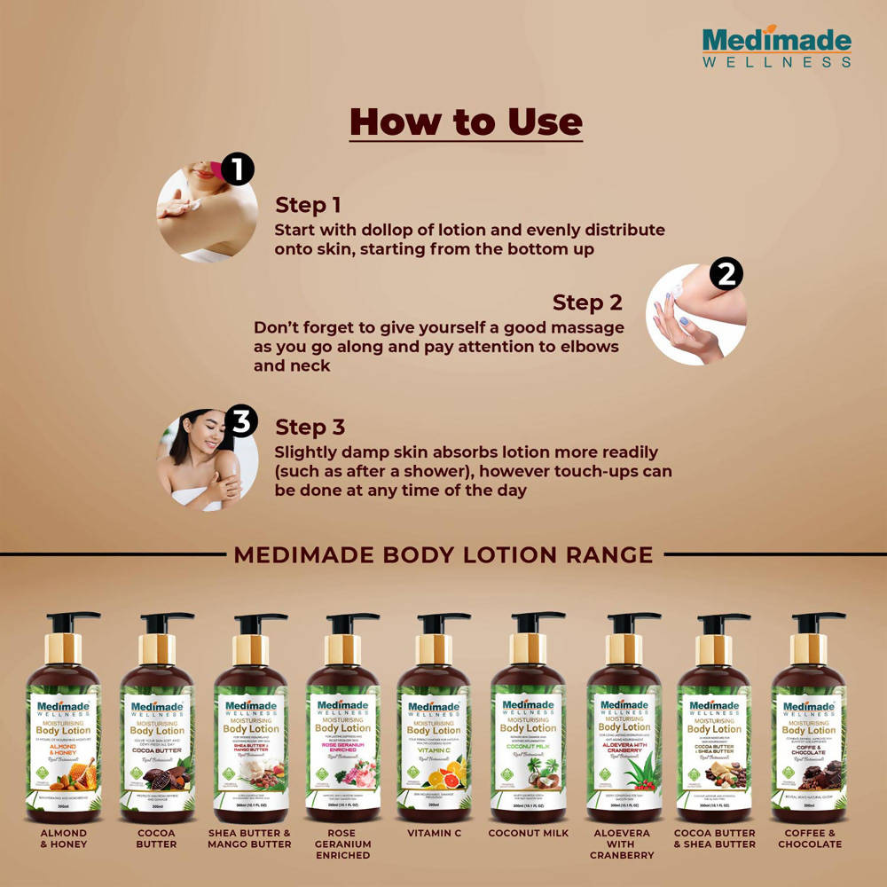 Medimade Wellness Cocoa Butter Moisturising Body Lotion - Distacart