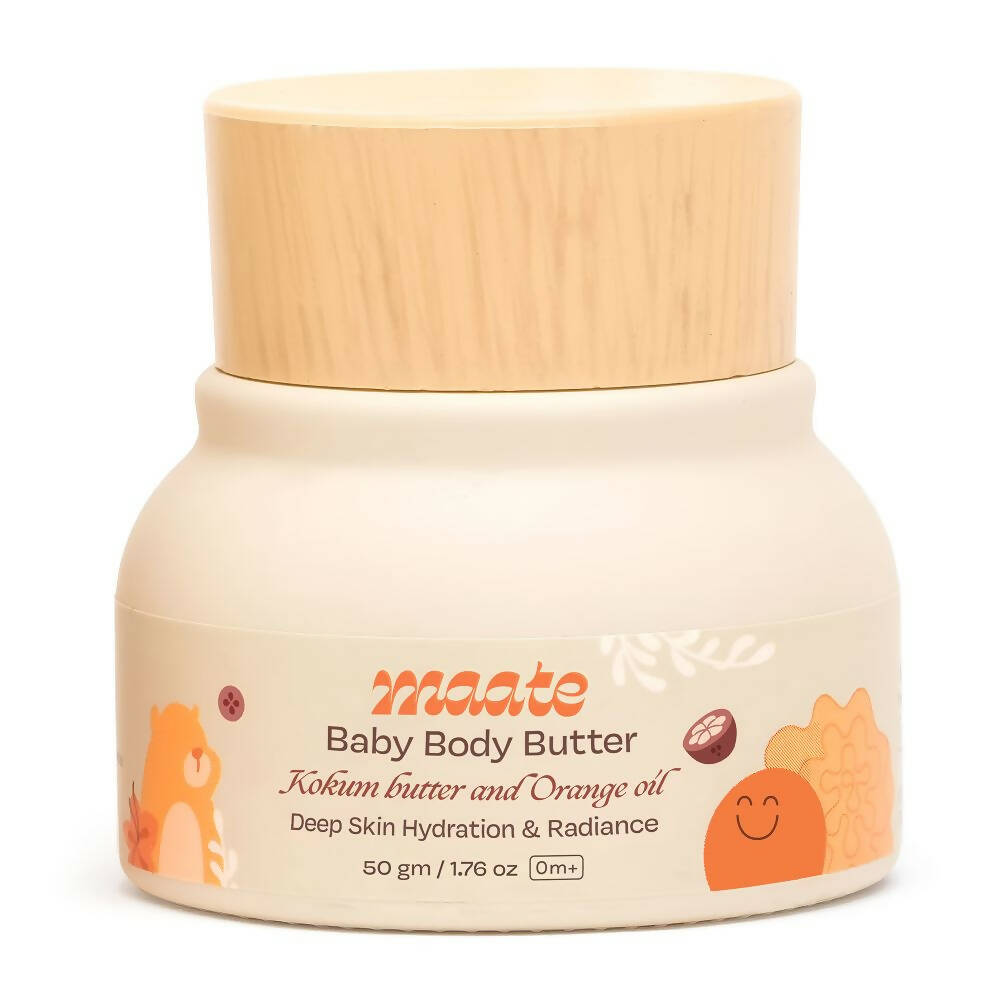 Maate Baby Body Butter Enriched with Pure Kokum Butter and Saffron Oil - Distacart