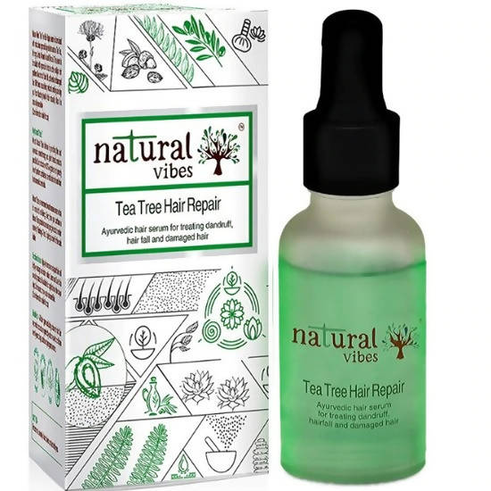 Natural Vibes Ayurvedic Tea Tree Hair Repair Serum - Distacart