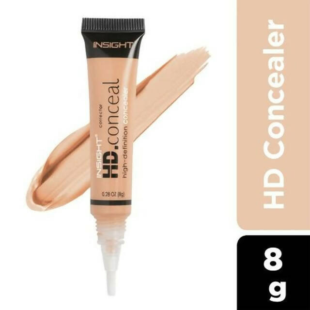 Insight Cosmetics Hd Concealer - Natural Finish, Water-Resistant - Porcelain - Distacart