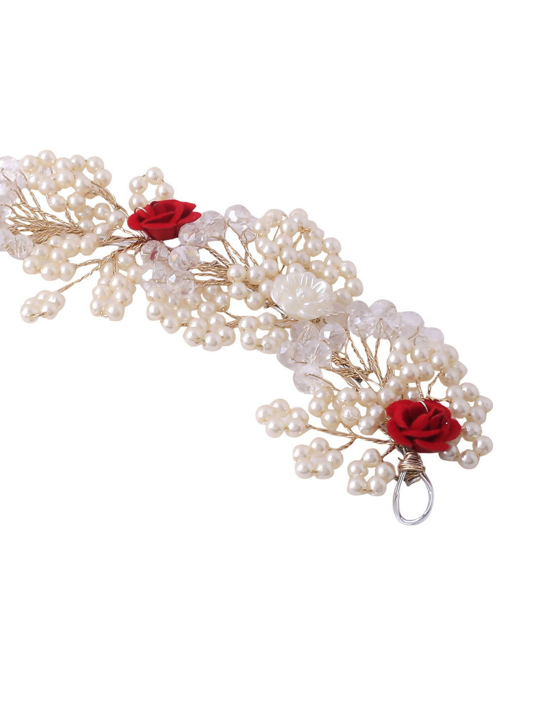 NVR Women's Embellished Beaded Hair Accessory Set - Distacart