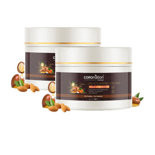 Coronation Herbal Moroccan Argan & Almond Oil Moisturizing Cream - Distacart