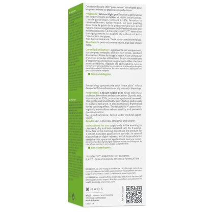 Bioderma Sebium Night Peel Smoothing Concentrate Cream - Distacart