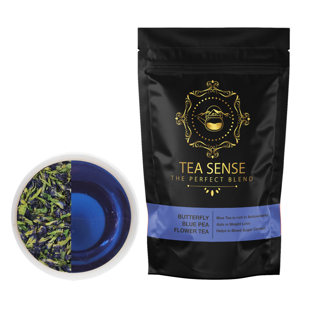 Tea Sense Butterfly Blue Pea Flower Tea - Distacart