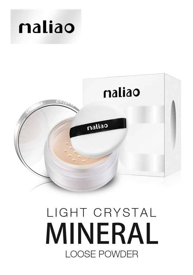 Maliao Professional Matte Look Light Crystal Mineral Loose Powder - Distacart