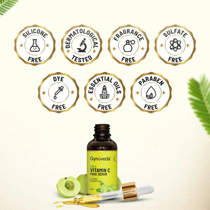 Gynoveda Amla Vitamin C Face Serum - Distacart