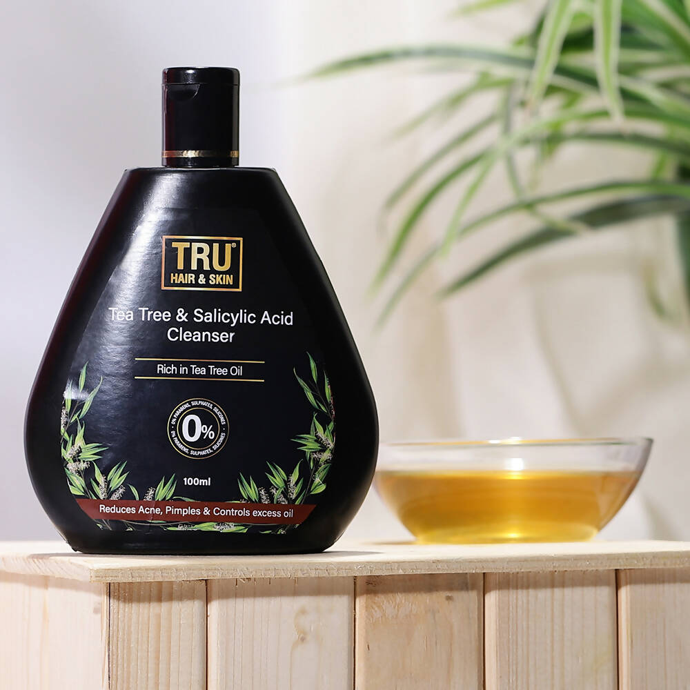 Tru Hair & Skin Tea Tree & Salicylic Acid Cleanser - Distacart