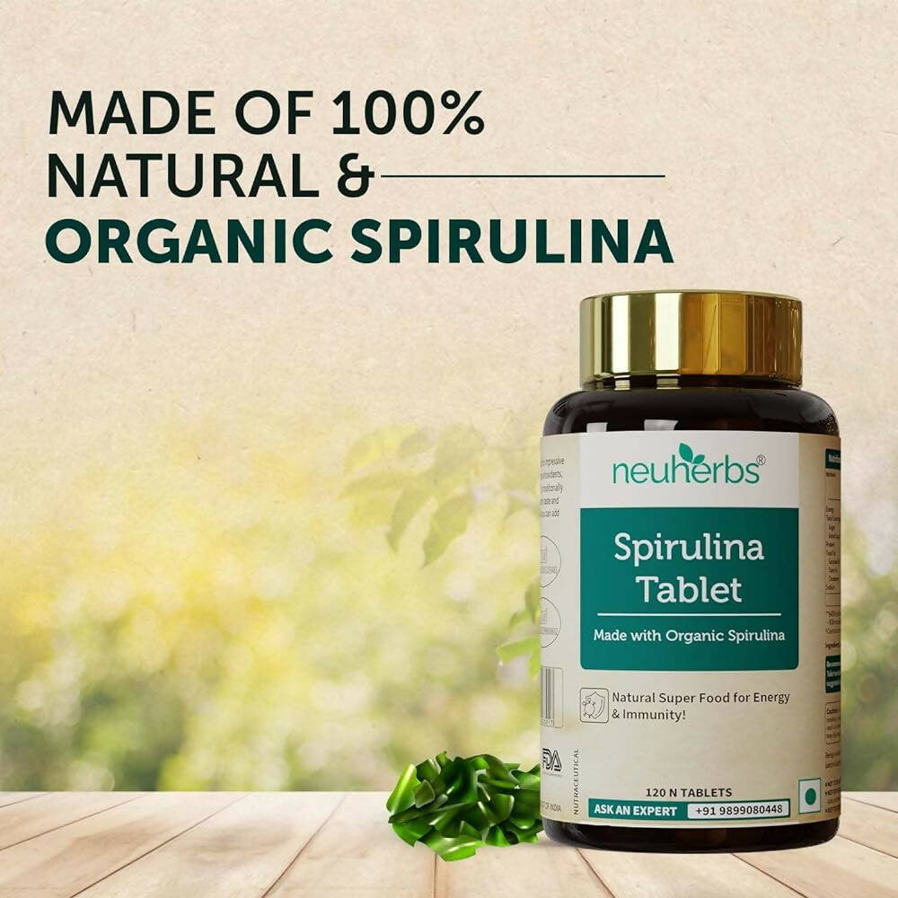 Neuherbs Organic Spirulina Tablets - Distacart