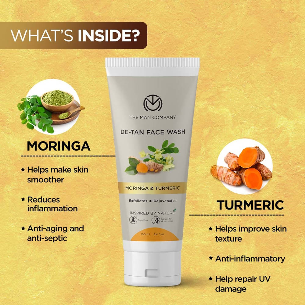 The Man Company De-Tan Face Wash - Distacart