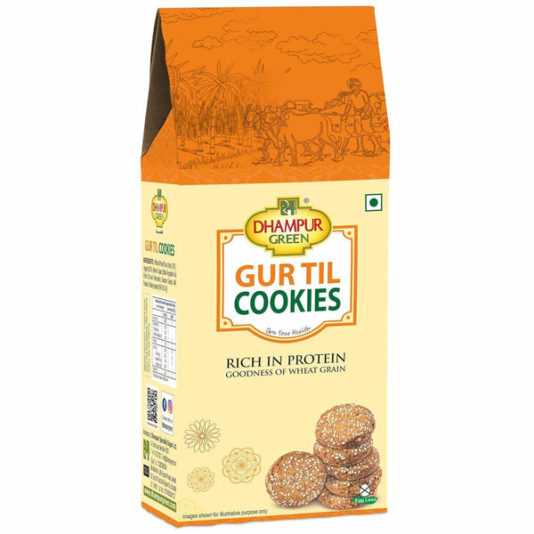 Dhampur Green Gur Til Cookies - Distacart