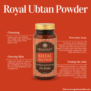 Organicos Bridal Ubtan Powder - Distacart