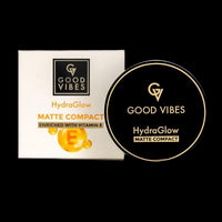 Thumbnail for Good Vibes HydraGlow Matte Compact - Natural Tan 02 - Distacart