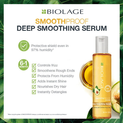 Benefits Of Matrix Biolage SmoothProof Deep Smoothing Serum