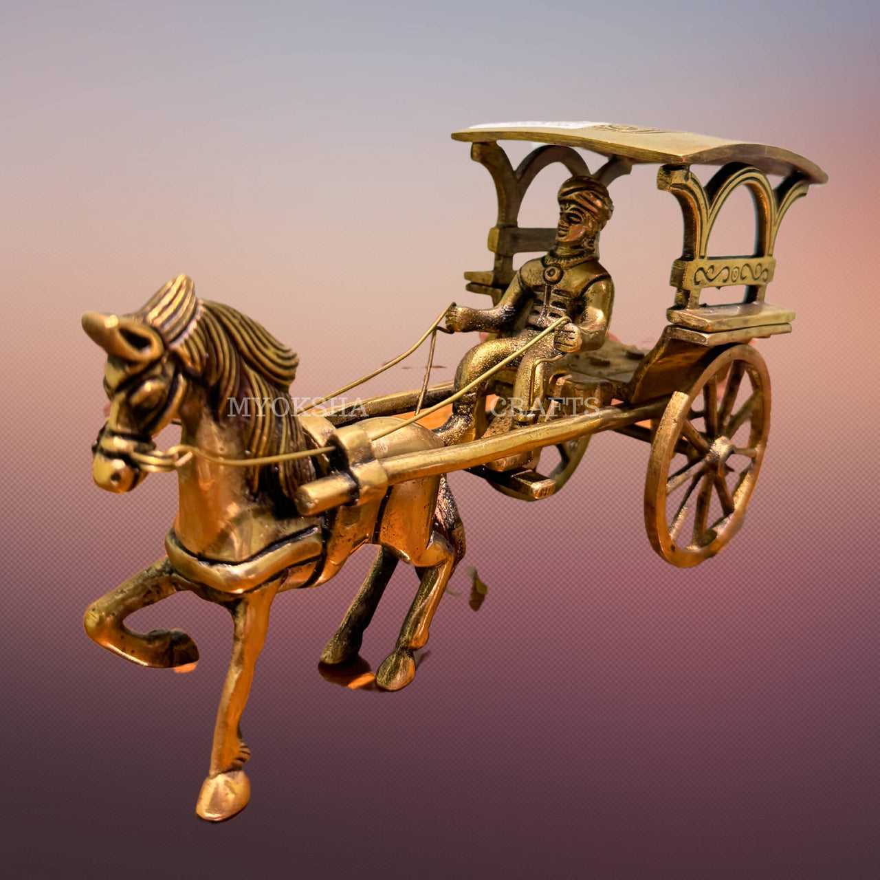 Brass Horse Cart - Distacart
