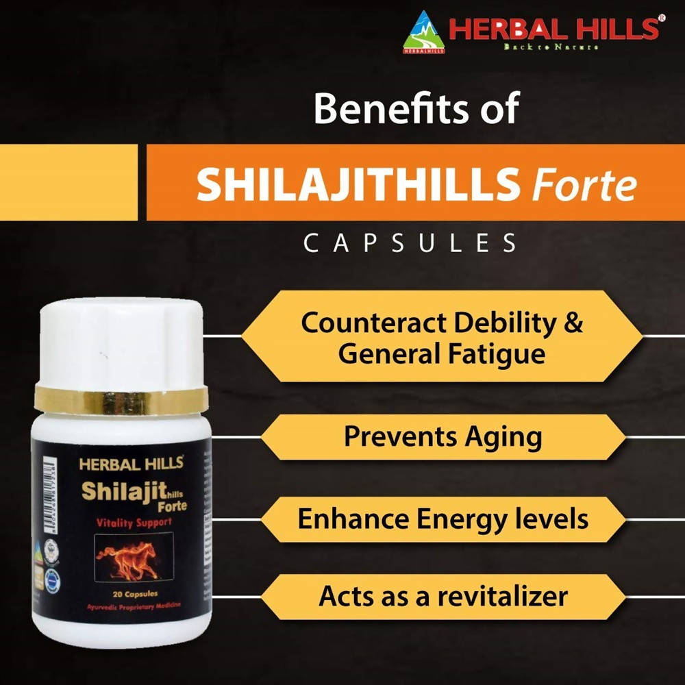 Herbal Hills Shilajithills Forte Vitality 