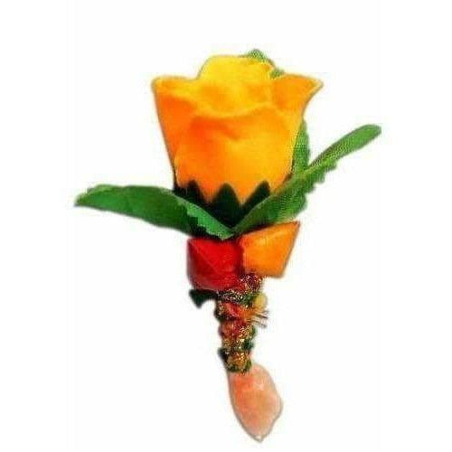 Designer(fancy) Leaf Flower Shape with Tilaka and Turmeric Powder/Pasupu,Kumkuma Powder - Distacart