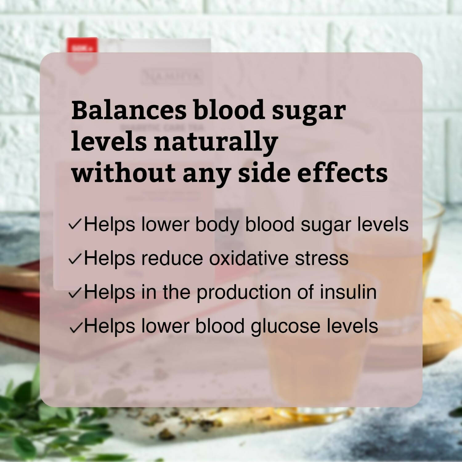 Namhya Diabetic Care Tea - Distacart