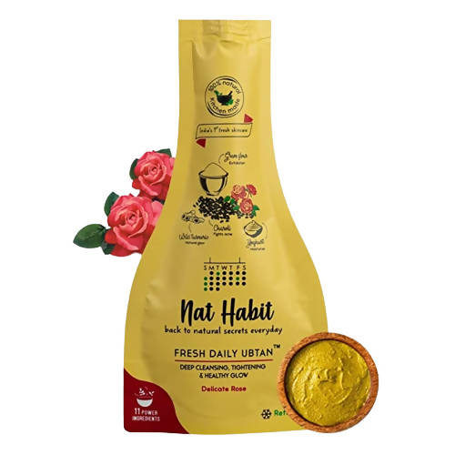 Nat Habit Delicate Rose Fresh Daily Ubtan - Distacart