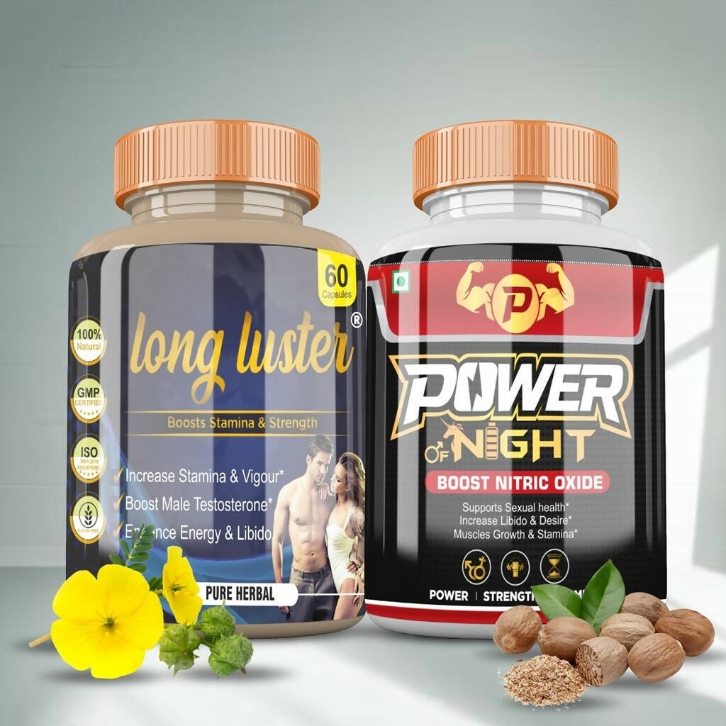 Divya Shree Long Luster and Power of Night Capsule Combo - Distacart