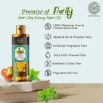 Thumbnail for Buddha Natural Anti Dry Frizzy Hair Oil - For Instant Shine, Smoothness & Soft Hair - Distacart