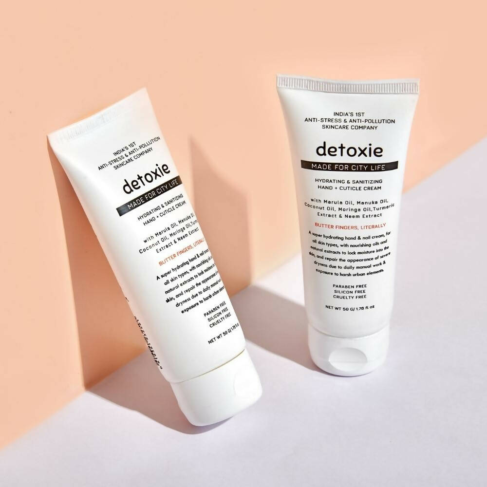 Detoxie Hydrating & Sanitizing Hand & Cuticle Cream - Distacart