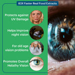 Thumbnail for Laurik Organics Plant Based Eye Care Tablets For Improves Vision I For Both Men & Women - Distacart