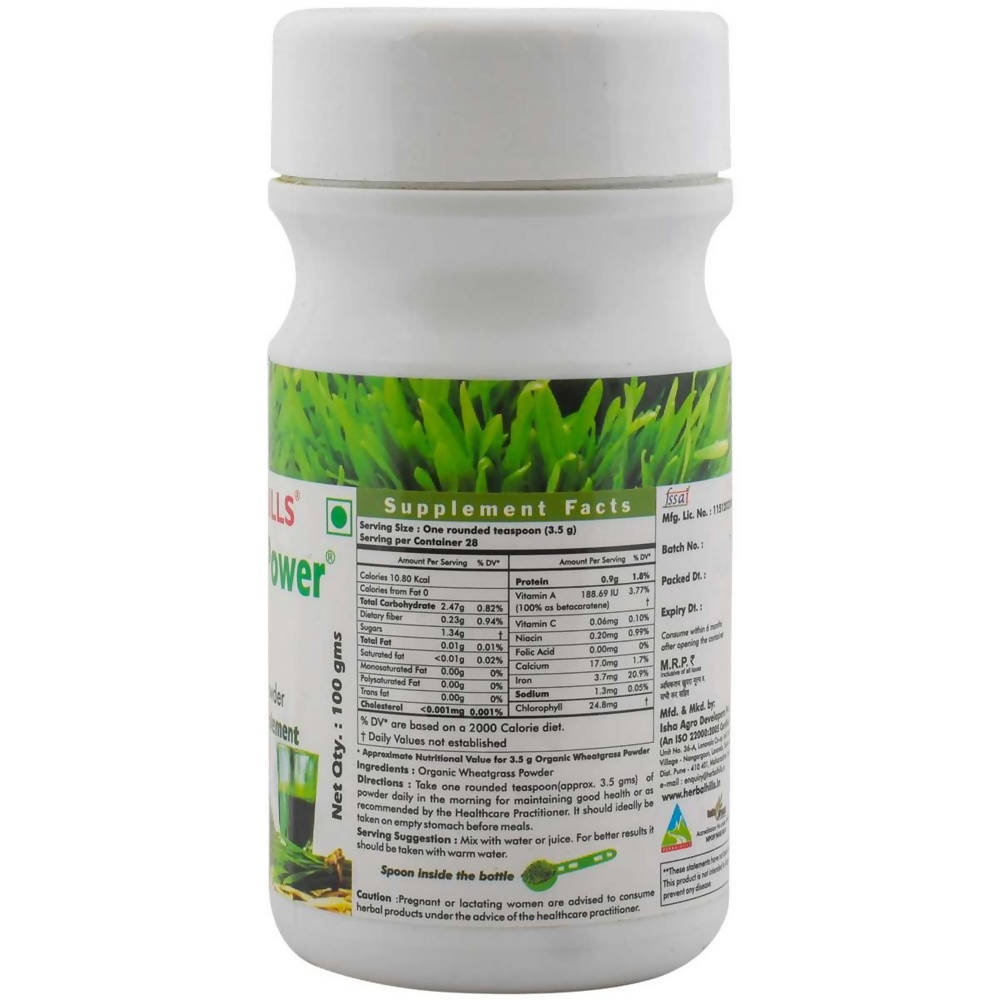 Herbal Hills Wheat-O-Power Wheatgrass Powder 100 g