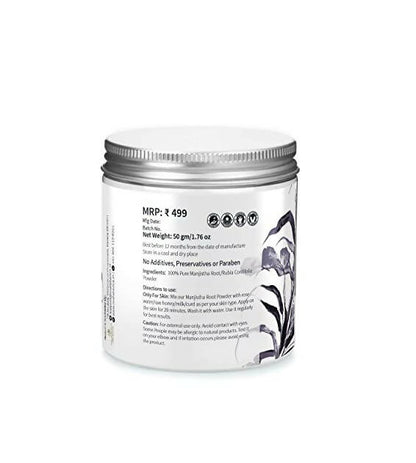 Malabarica Natural Manjistha Root Powder - Distacart