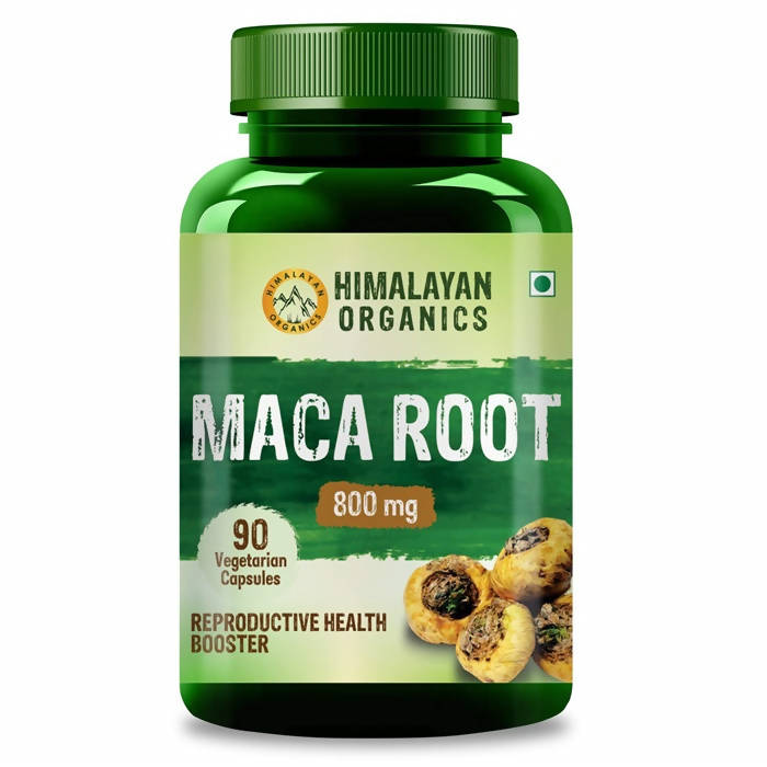 Organics Maca Root 800 mg, Reproductive Health Booster: 90 Vegetarian Capsules