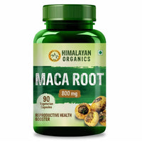Thumbnail for Organics Maca Root 800 mg, Reproductive Health Booster: 90 Vegetarian Capsules