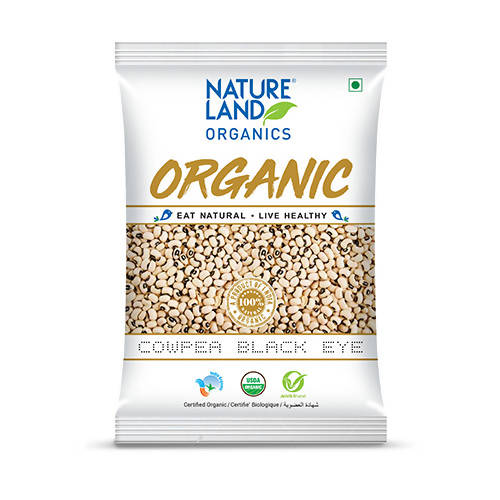 Nature Land Organics Cowpea Black eye - Distacart