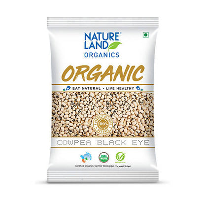 Nature Land Organics Cowpea Black eye - Distacart