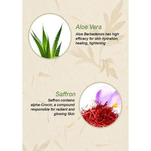 Jain Aloe Vera Saffron Herbal Gel Bar Ingredients