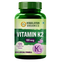 Thumbnail for Himalayan Organics Vitamin K2 100 Mcg 120 Tablets