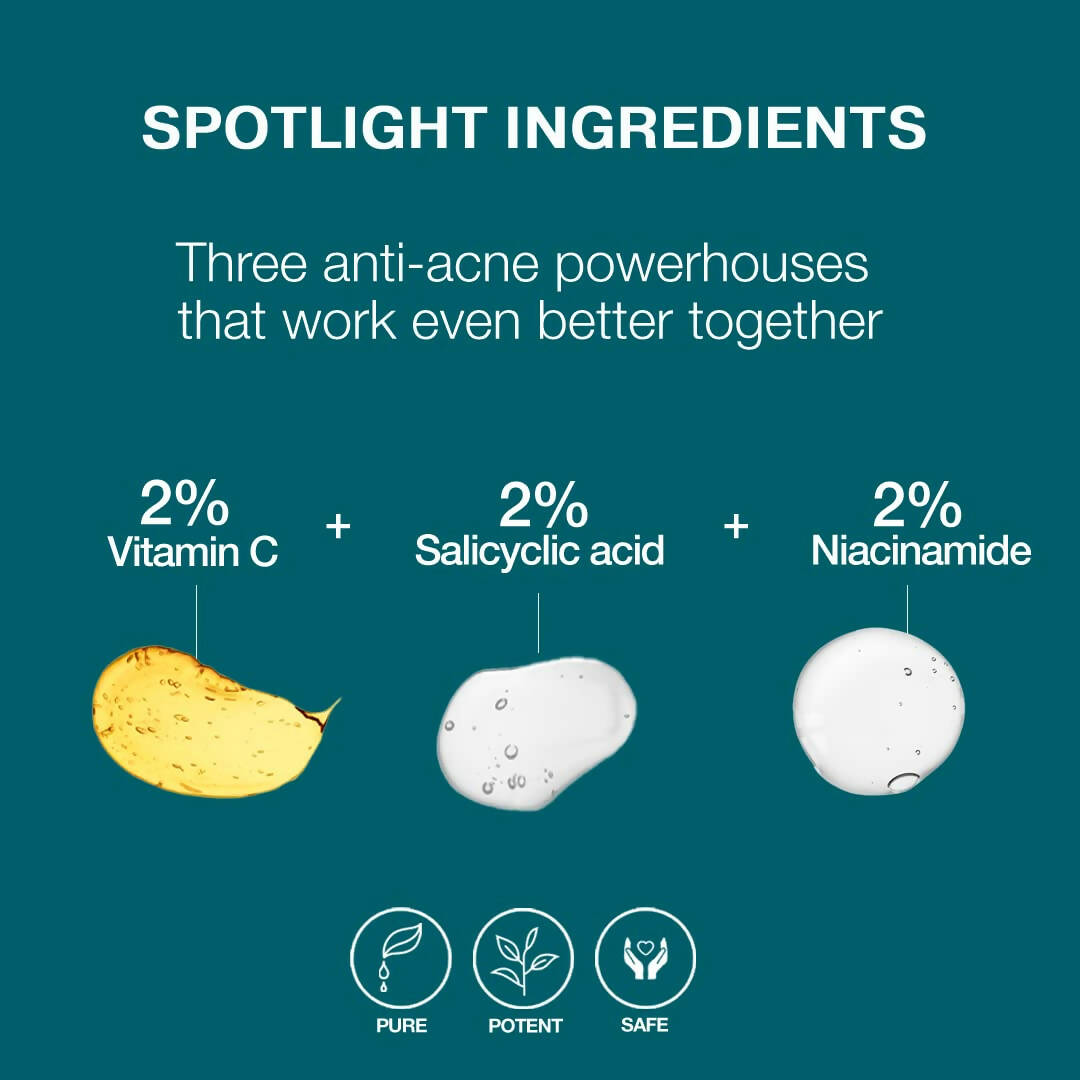 Soulflower Niacinamide 2% Face Serum for Acne Corrector & Marks - Distacart