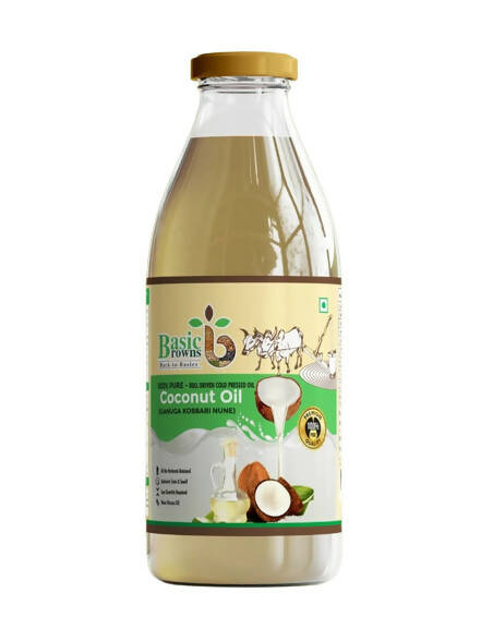 BasicBrowns Bull Driven Coconut Oil - Distacart