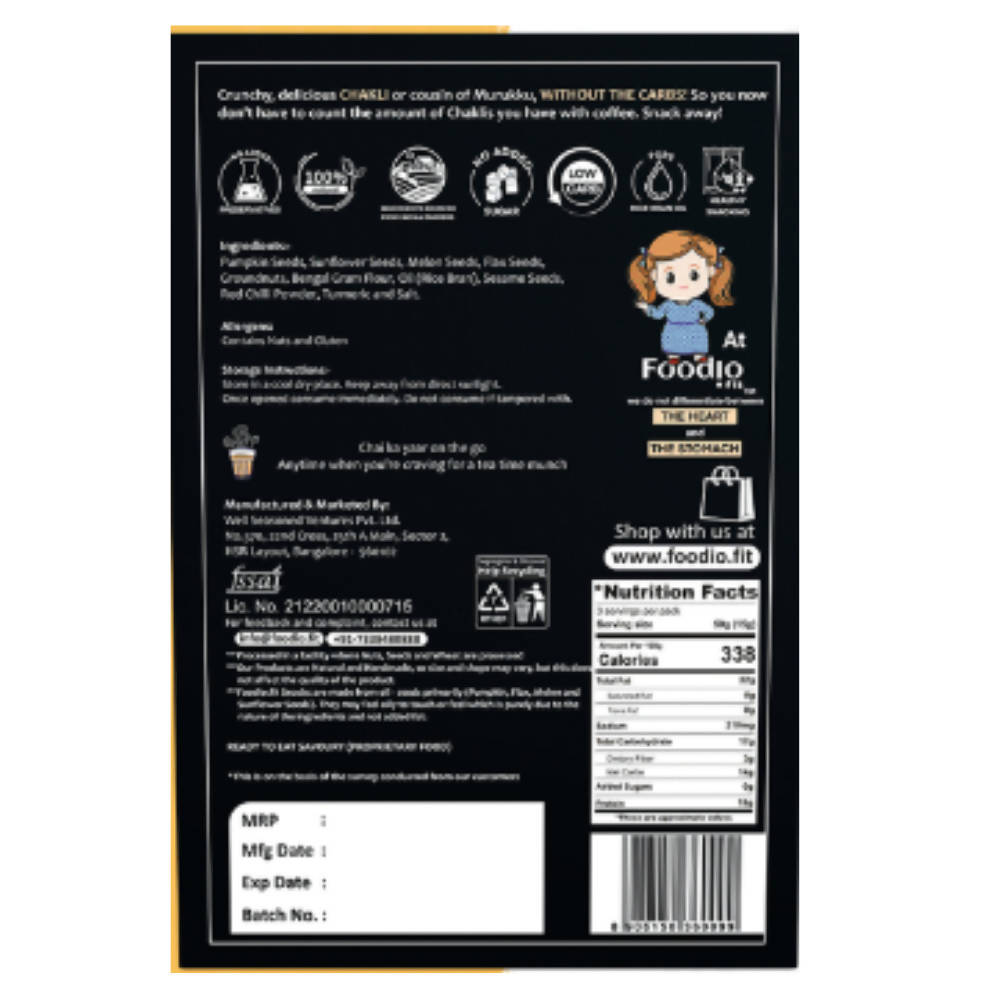 Foodio Low Carb Chakli - Distacart
