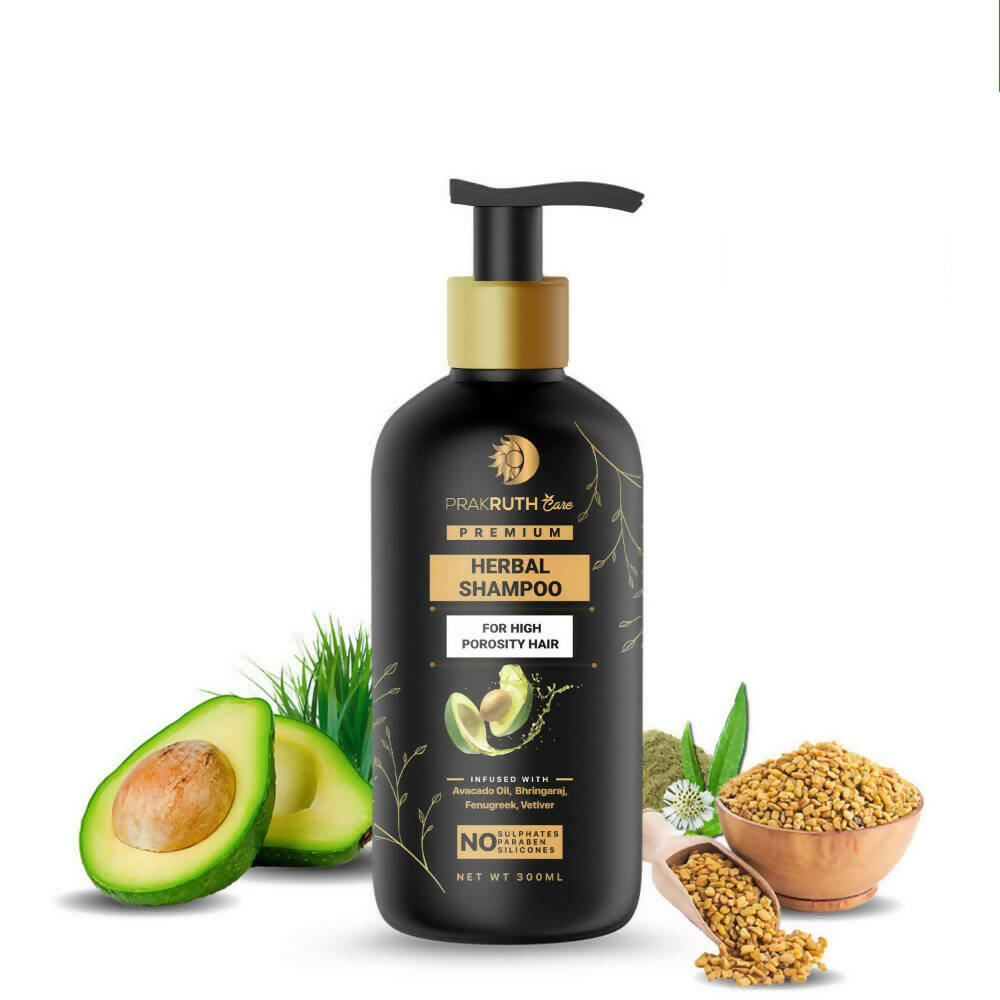 Prakruth Ayurvedic Premium Herbal High Porosity Shampoo - Distacart