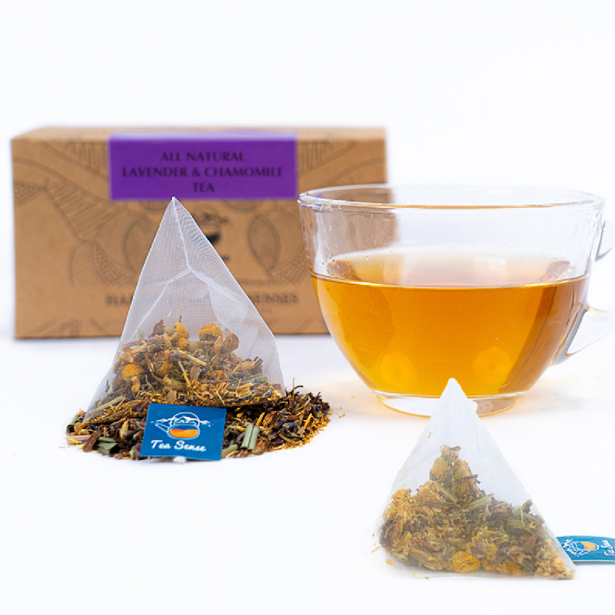Tea Sense Lavender & Chamomile Tea Bags Box - Distacart