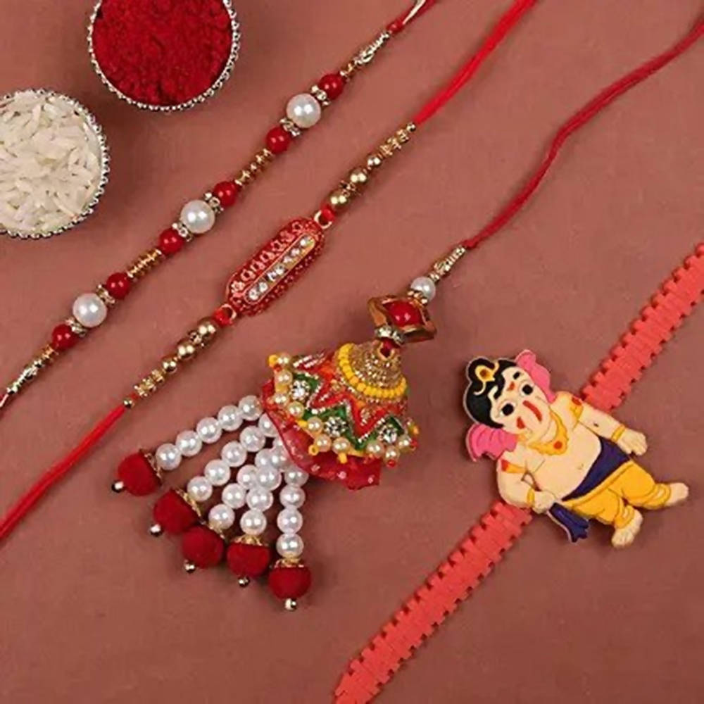 Set Of 4 Rakhis