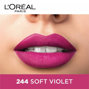 L'Oreal Paris Color Riche Moist Matte Lipstick - 244 Soft Violet - Distacart