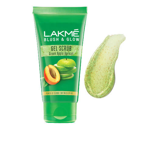 Lakmé Blush & Glow Gentle Deep Clean Gel Scrub With Green Apple & Apricot - Distacart