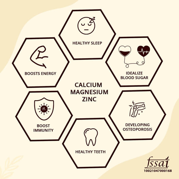 Mountainor Calcium, Magnesium & Zinc Tablets - Distacart