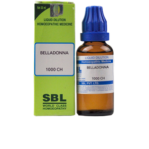 SBL Homeopathy Belladonna Dilution 1000 CH