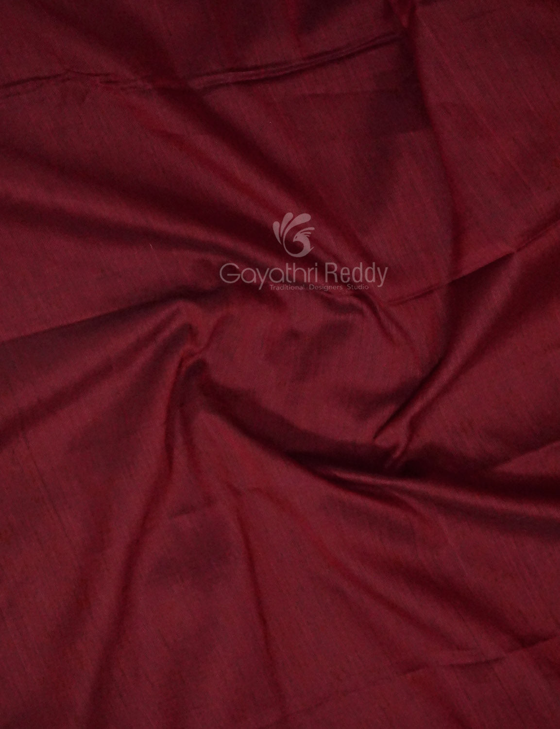 Kalanetha Maroon Colour Zari Kanchi Style Pure Narayanpet Cotton Saree By Gayathri Reddy Designer Studio - Distacart