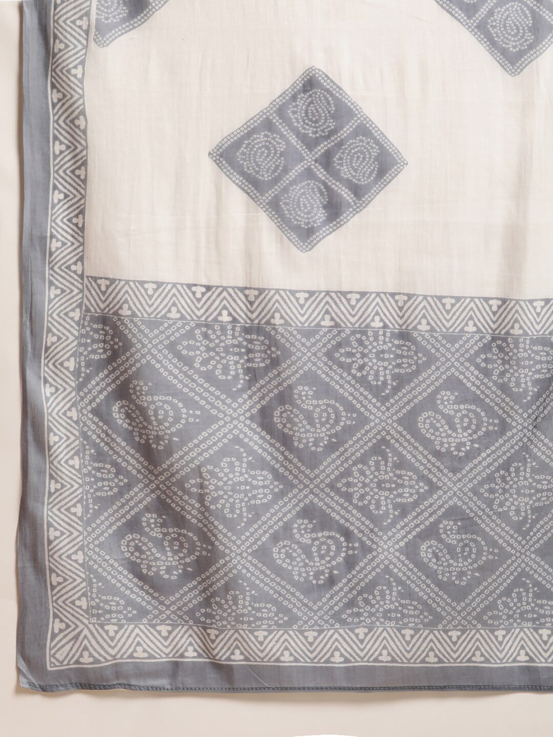 Sangria Women Bandhani Printed Thread Work Pure Cotton Kurta With Salwar & Dupatta - Distacart