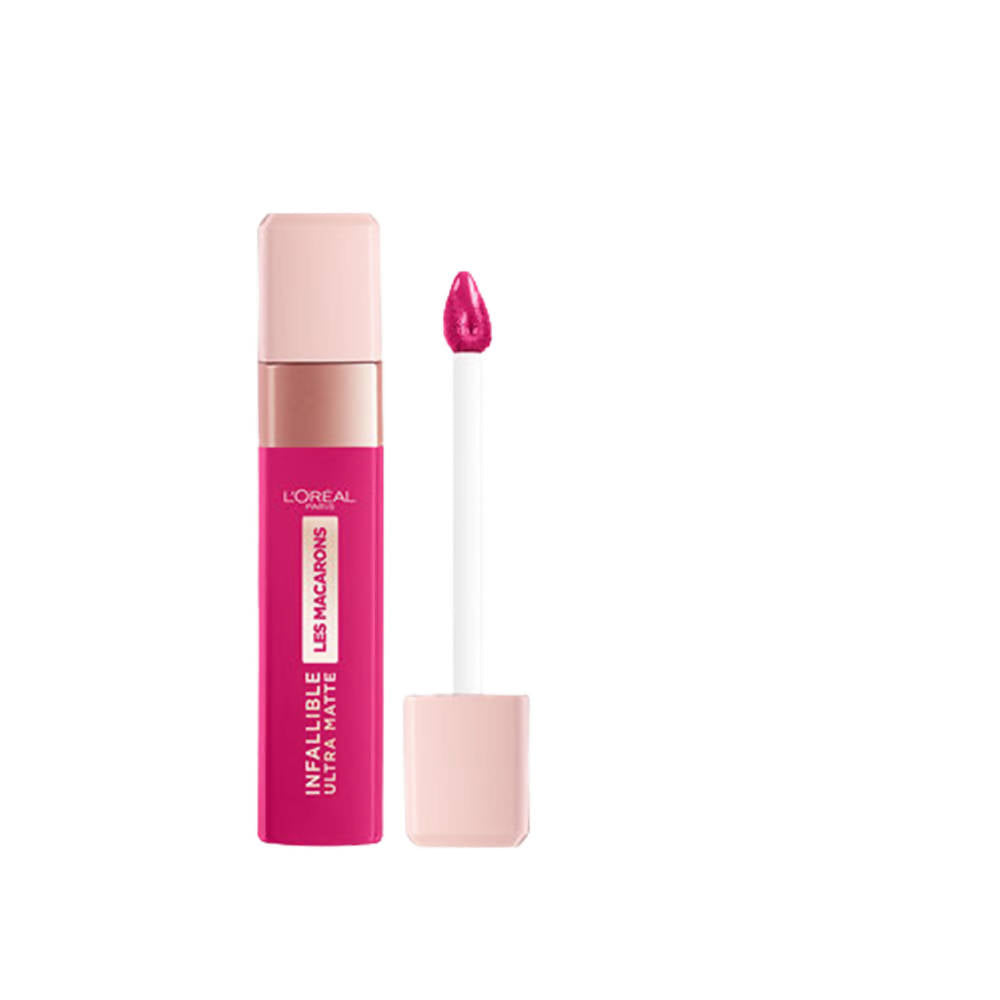 L'Oreal Paris Infallible Ultra Matte Liquid Les Macarons Lipstick - 838 Berry Cherie - Distacart