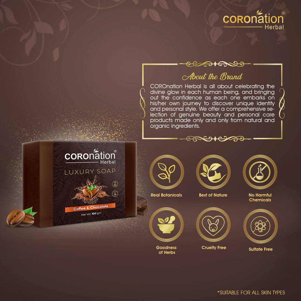 Coronation Herbal Coffee & Chocolate Luxury Soap - Distacart