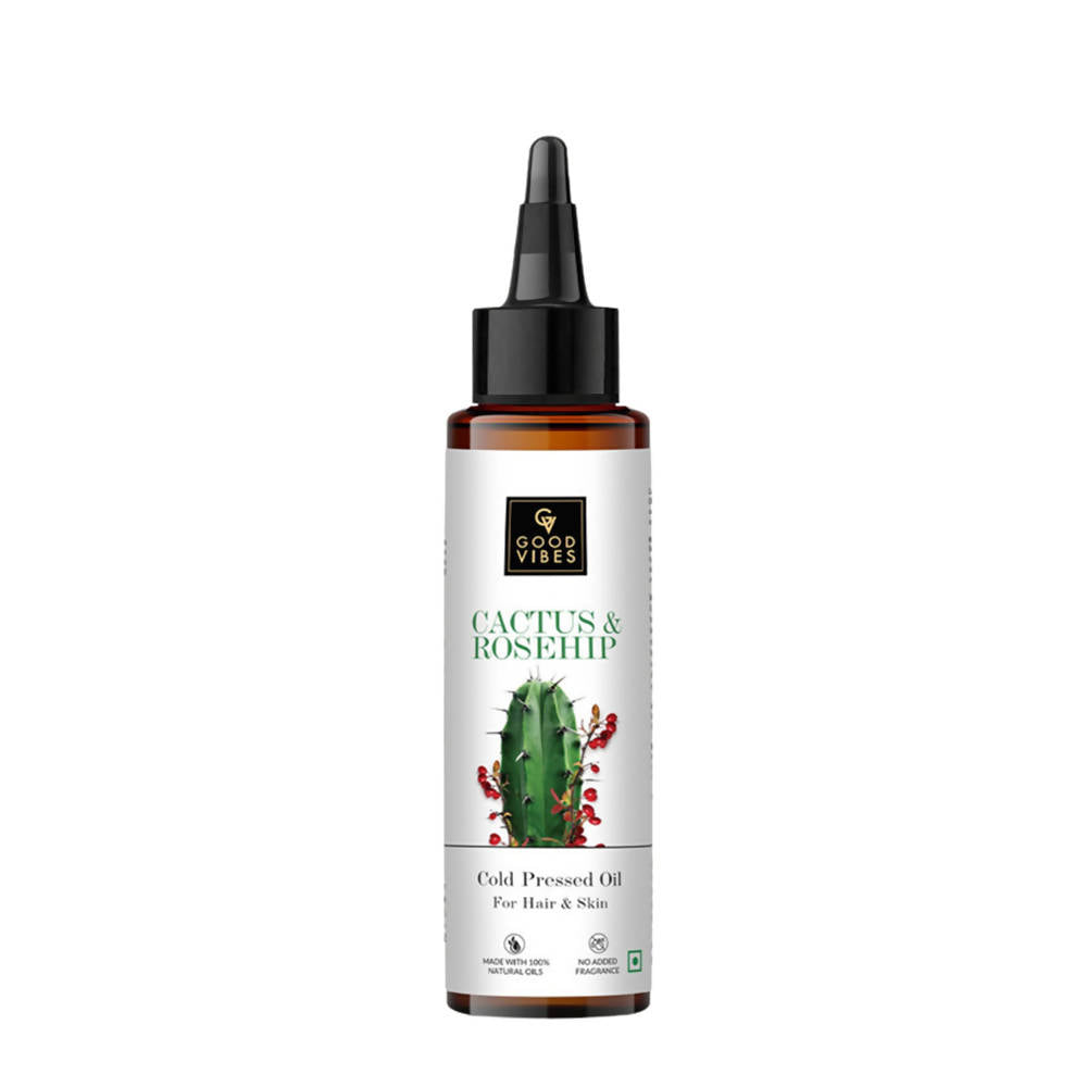 Good Vibes Cactus And Rosehip Cold Pressed Oil For Hair & Skin