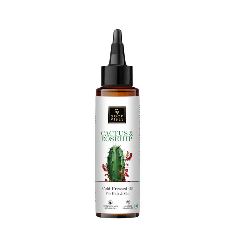 Good Vibes Cactus And Rosehip Cold Pressed Oil For Hair &amp; Skin